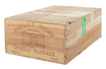 12 x Rotwein Pavillon Rouge Chareau Margaux, 1995, Margaux/Bordeaux, R…