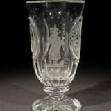 Portraitpokal Deutschland, 19. Jh., farbloses Kristallglas, dickwandig… - photo 3