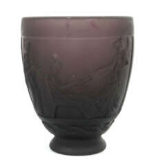 De Feure, Georges Frankreich um 1925, Vase mit zwei reliefierten Bildf…