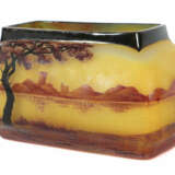 Vase mit Seelandschaft Nancea, Frankreich, Nancy, um 1900, farbloses G… - фото 1