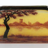 Vase mit Seelandschaft Nancea, Frankreich, Nancy, um 1900, farbloses G… - фото 2