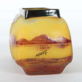 Vase mit Seelandschaft Nancea, Frankreich, Nancy, um 1900, farbloses G… - фото 3