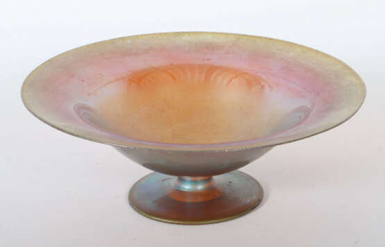 Fußschale WMF Geislingen, 30/40er Jahre, sogn. Myra-Glas, breite anste… - Foto 2 Fußschale WMF Geislingen, 30/40er Jahre, sogn. Myra-Glas, breite anste… - Foto 2