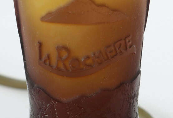 Lampenfuß La Rochere, Frankreich, Mitte 20. Jh., farbloses Glas mit ge… - Foto 2 Lampenfuß La Rochere, Frankreich, Mitte 20. Jh., farbloses Glas mit ge… - Foto 2