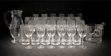 Sammlung Baccarat-Gläser Nancy/Frankreich, 3. Drittel 20. Jh., Kristal…