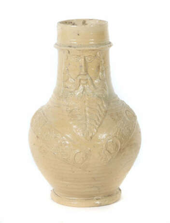 Kölner Bartmannskrug wohl Anno Knütgen Siegburg, um 1570, salzglasiert… - photo 1 Kölner Bartmannskrug wohl Anno Knütgen Siegburg, um 1570, salzglasiert… - photo 1