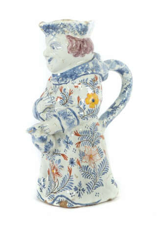 Figürlicher Fayence-Scherzkrug Wohl Deutschland 19. Jh.; ungemarkt, be… - photo 1 Figürlicher Fayence-Scherzkrug Wohl Deutschland 19. Jh.; ungemarkt, be… - photo 1