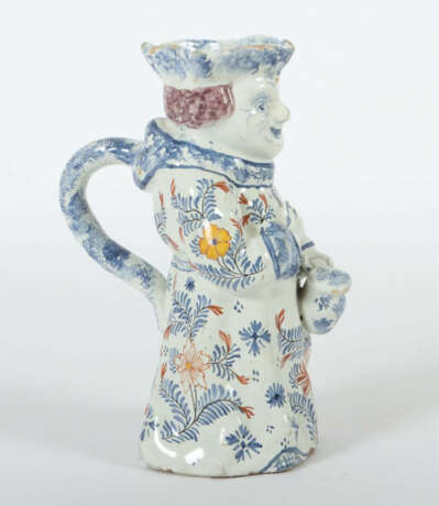 Figürlicher Fayence-Scherzkrug Wohl Deutschland 19. Jh.; ungemarkt, be… - photo 2 Figürlicher Fayence-Scherzkrug Wohl Deutschland 19. Jh.; ungemarkt, be… - photo 2