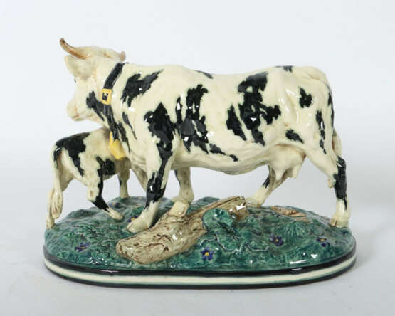Kuh mit Kalb Karlsruher Majolika, Modellnummer: 1074 (18), Entwurf: wo… - фото 2 Kuh mit Kalb Karlsruher Majolika, Modellnummer: 1074 (18), Entwurf: wo… - фото 2