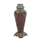 Vase mit Metallmontur, um 1900. - Foto 2