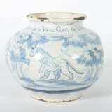 Fayence-Apothekergefäß wohl Frankreich oder Spanien, wohl vor 1800, be… - photo 2