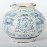 Fayence-Apothekergefäß wohl Frankreich oder Spanien, wohl vor 1800, be… - photo 3