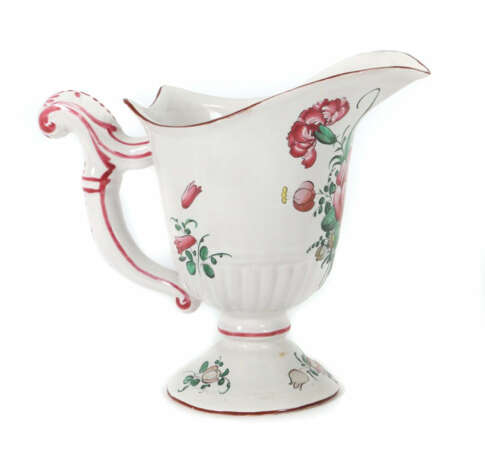 Steingut-Kanne Les Islette/Frankreich, um 1770, heller Scherben, aufst… - photo 1