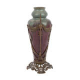 Vase mit Metallmontur, um 1900. - фото 4