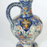 Fayence-Enghalskrug Delft/Holland, van Duijn, 2. Hälfte 18. Jh., helle… - photo 3