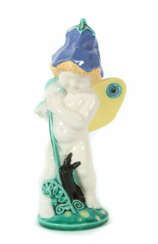 Powolny, Michael Glockenblumenputto mit Schnecke, Entwurf um 1907, Aus…