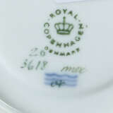 4 Mokkatassen mit 4 Unteren mit Dekor ''Flora Danica'' Royal Copenhage… - Foto 2