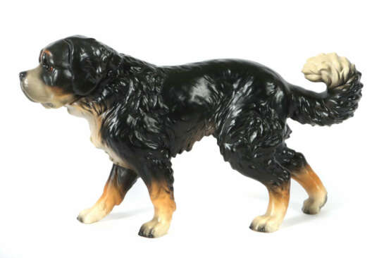 Berner Sennenhund Göbel Porzellanmanufakur, Ende 20. Jh., farbecht gla… - photo 1