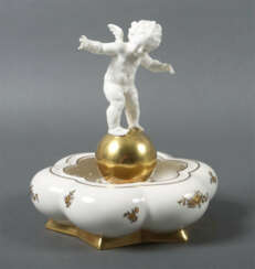 Blumensteckschale mit Amor Hutschenreuther, Kunstabteilung Selb, (1955…