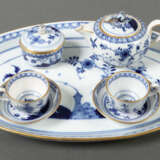 Puppen-/Miniatur-Déjeuner mit Blaumalerei Meissen, um 1850/60, Porzell… - photo 2