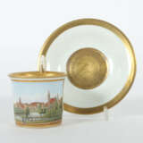 Ansichtentasse ''Bautzen'' mit Unterer Meissen, um 1850, Porzellan, po… - photo 1