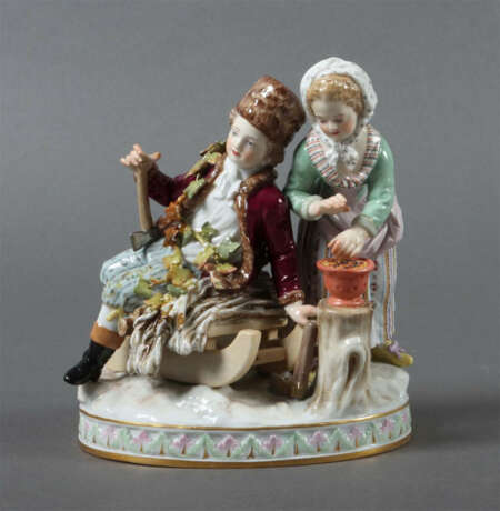 Schönheit, Johann Carl Meißen 1730 - 1805 ebenda. ''Allegorie der Wint… - photo 1 Schönheit, Johann Carl Meißen 1730 - 1805 ebenda. ''Allegorie der Wint… - photo 1