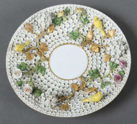 Unterschale mit Schneeballendekor für Schneeballen-Deckeldose, Meissen…