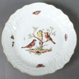 Rundschale mit Vogel- und Insektenmalerei Königliche Porzellan Manufak… - photo 1