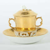 Trembleuse Meissen, 1934 - 1945, Porzellan weiß glasiert, Glanzvollver… - photo 1