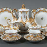 Prunkvolles Mokkaservice B-Form für 4 Personen Meissen, nach 1934, Por… - photo 1