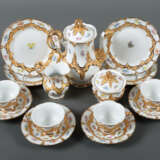 Prunkvolles Mokkaservice B-Form für 4 Personen Meissen, nach 1934, Por… - photo 2