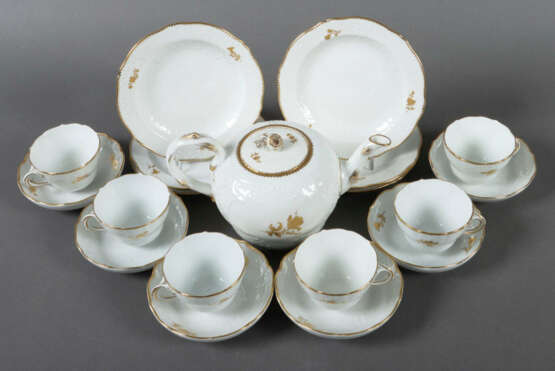Teeservice für 6 Personen Meissen, nach 1934, Dekor: Neumarseille-Reli… - photo 2