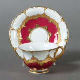 Mokka-Prunktasse mit Unterer Meissen, Pfeifferzeit (1924-34), Porzella… - photo 1