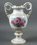 Produktkatalog. Große Schlangenhenkelvase Meissen, 1860-1924, Amphorenform mit Schlang…