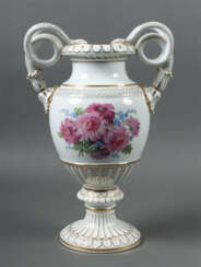 Große Schlangenhenkelvase Meissen, 1860-1924, Amphorenform mit Schlang…