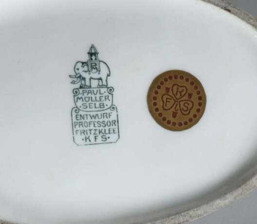 Klee, Fritz Würzburg 1876 - 1976 Stuttgart, Porzellandesigner und Arch… - photo 3 Klee, Fritz Würzburg 1876 - 1976 Stuttgart, Porzellandesigner und Arch… - photo 3