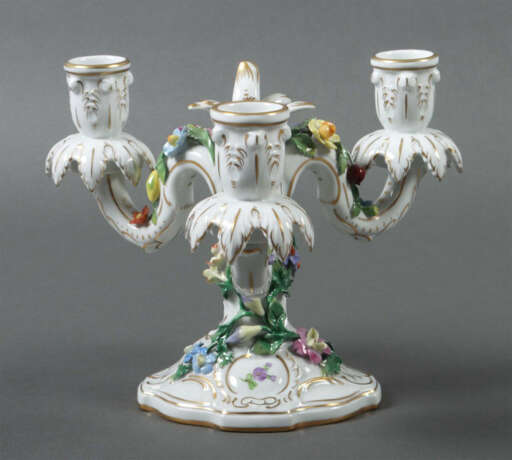 Kerzenleuchter Sächsische Porzellanfabrik zu Potschappel von Carl Thie… - photo 1 Kerzenleuchter Sächsische Porzellanfabrik zu Potschappel von Carl Thie… - photo 1