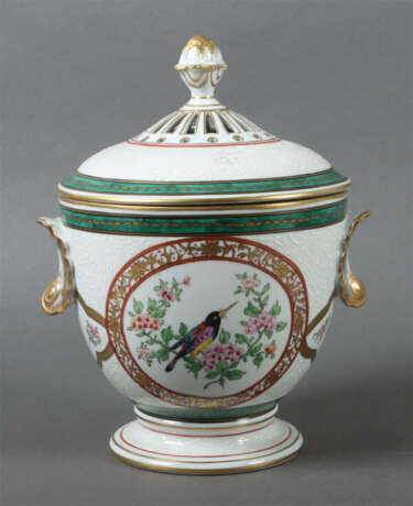 Große Potpourri-/Deckelvase Sächsische Porzellanfabrik zu Potschappel … - photo 1
