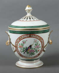 Große Potpourri-/Deckelvase Sächsische Porzellanfabrik zu Potschappel …