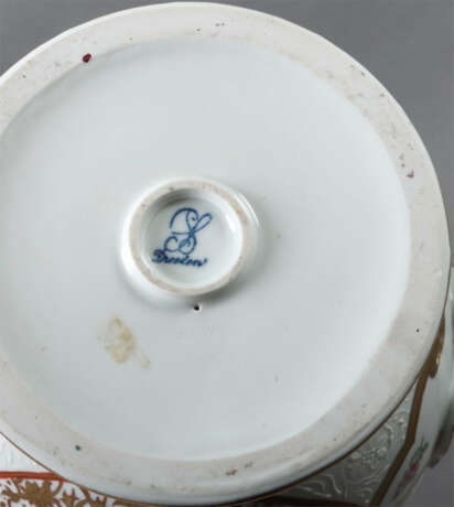 Große Potpourri-/Deckelvase Sächsische Porzellanfabrik zu Potschappel … - photo 3