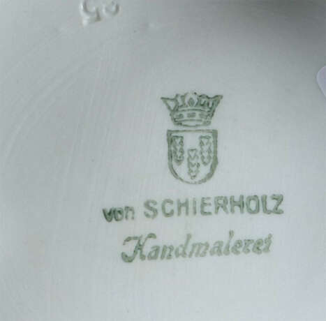 2 Figuren Porzellanfabrik Schierholz /Plaue, ab 1950, ene Dame mit Kru… - Foto 3