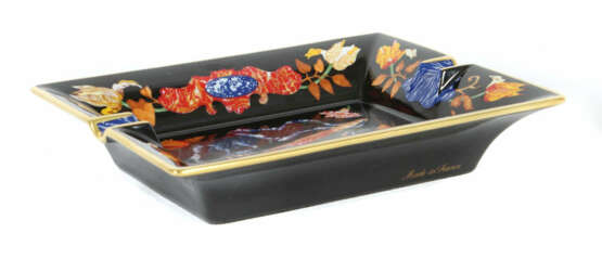 Aschenbecher Hermès, Frankreich, 1980-1989, Porzellan, Rechteckform mi… - фото 1