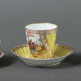 3 variierende Mokkatassen mit Unteren 2x Limoges, Frankreich, 2x Ginor… - photo 1
