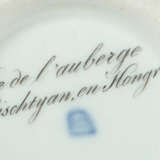 Ansichtentasse ''Pischtyan'' und Untere Wien, 1824, Porzellan, polychr… - photo 3