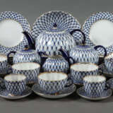 Kaffee-/Teeservice ''Kobaltnetz'' für 6 und 12 Personen Lomonosov, nac… - photo 1