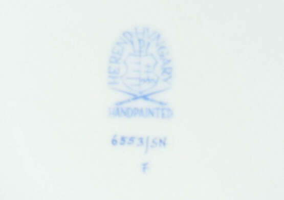 Deckelvase Herend, Ungarn, um 1970/80, Porzellan, Deckel und Korpus mi… - photo 3