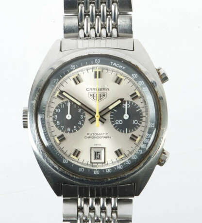Herrenarmbanduhr Carrera Heuer 1974, Marke Carrera Heuer, Edelstahl, A… - photo 1