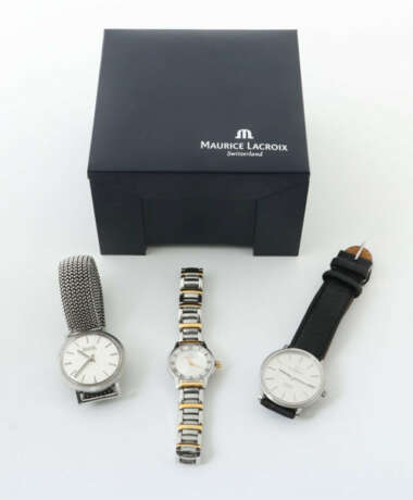 Konvolut 3 Armbanduhren 1970-90er Jahre, 3 Uhren der Marke Bulova Accu… - Foto 1 Konvolut 3 Armbanduhren 1970-90er Jahre, 3 Uhren der Marke Bulova Accu… - Foto 1