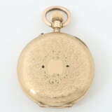 Damentaschenuhr Um 1900, Gelbgold 585, Innendeckel 1 x Gold, säuregepr… - фото 2