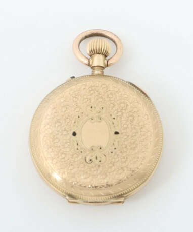 Damentaschenuhr Um 1900, Gelbgold 585, Innendeckel 1 x Gold, säuregepr… - фото 2